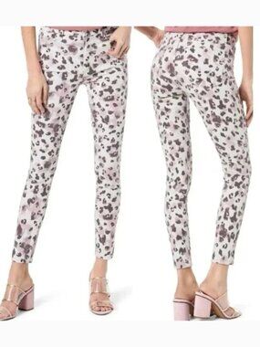 JOE'S JEANS JOES JEANS Charlie High Rise Skinny Ankle Leopard Animal Print Jeans